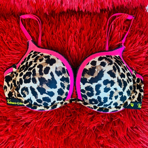 Victoria's Secret Set 2 Sexy bras Leopard & Angel - Picture 2 of 8